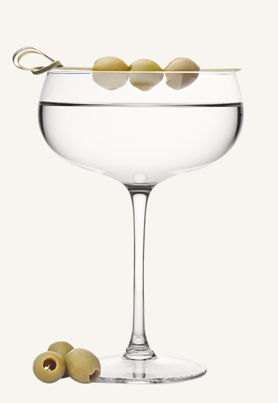 Gin Cocktail in Glass