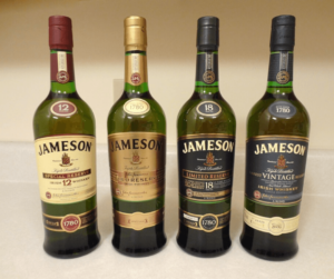 different types of liquor - irish whiskey