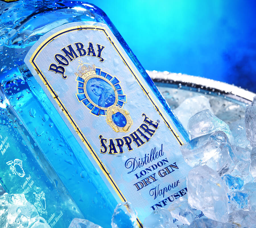 bombay sapphire bottle
