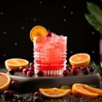 cranberry orange whiskey sour