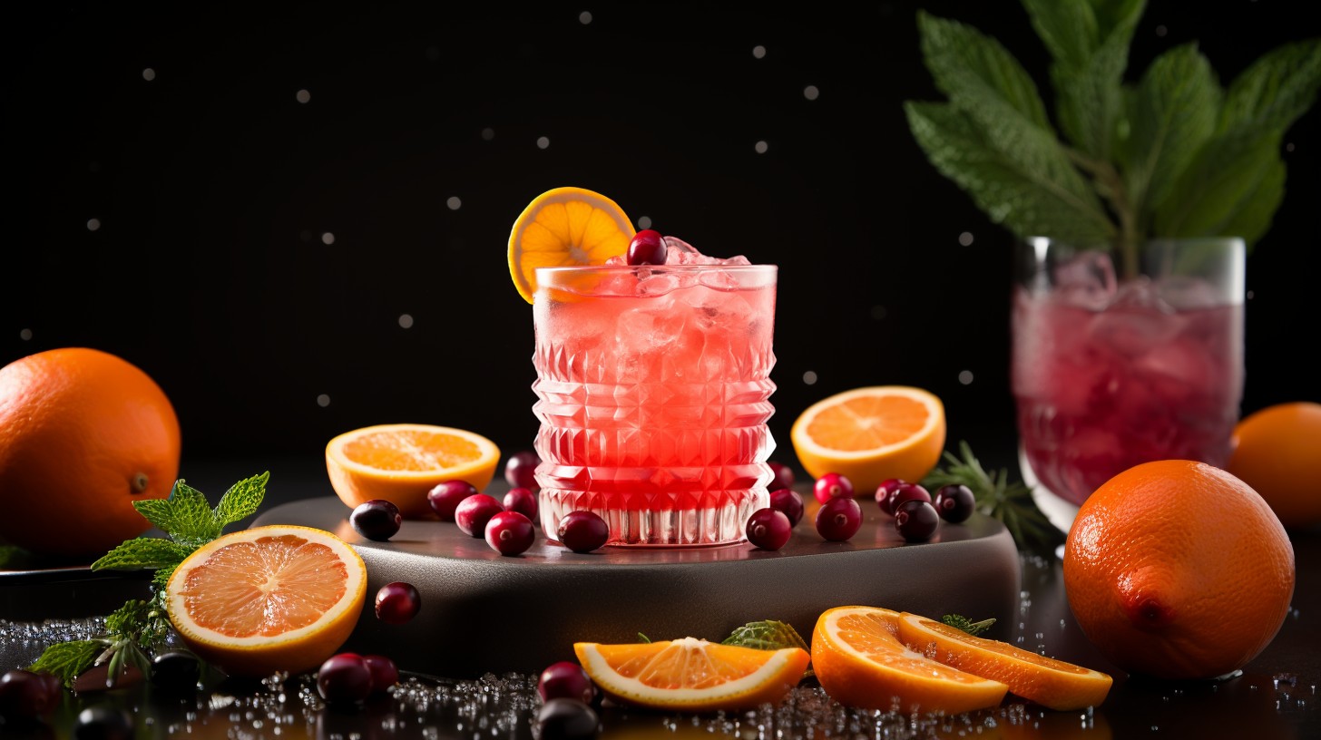 cranberry orange whiskey sour