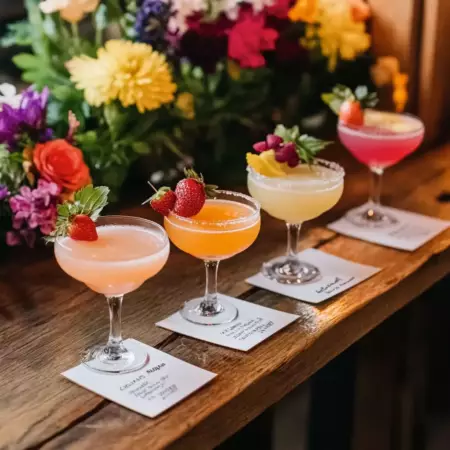 Four glasses