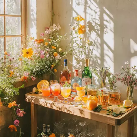 Springtime cocktails