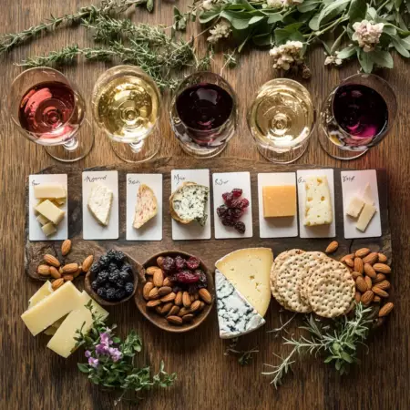 Wine and cheese