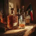 old scotch bottles