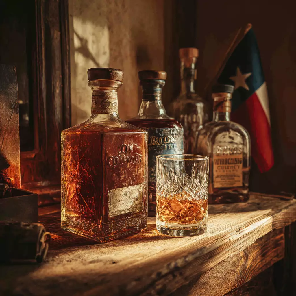 old scotch bottles