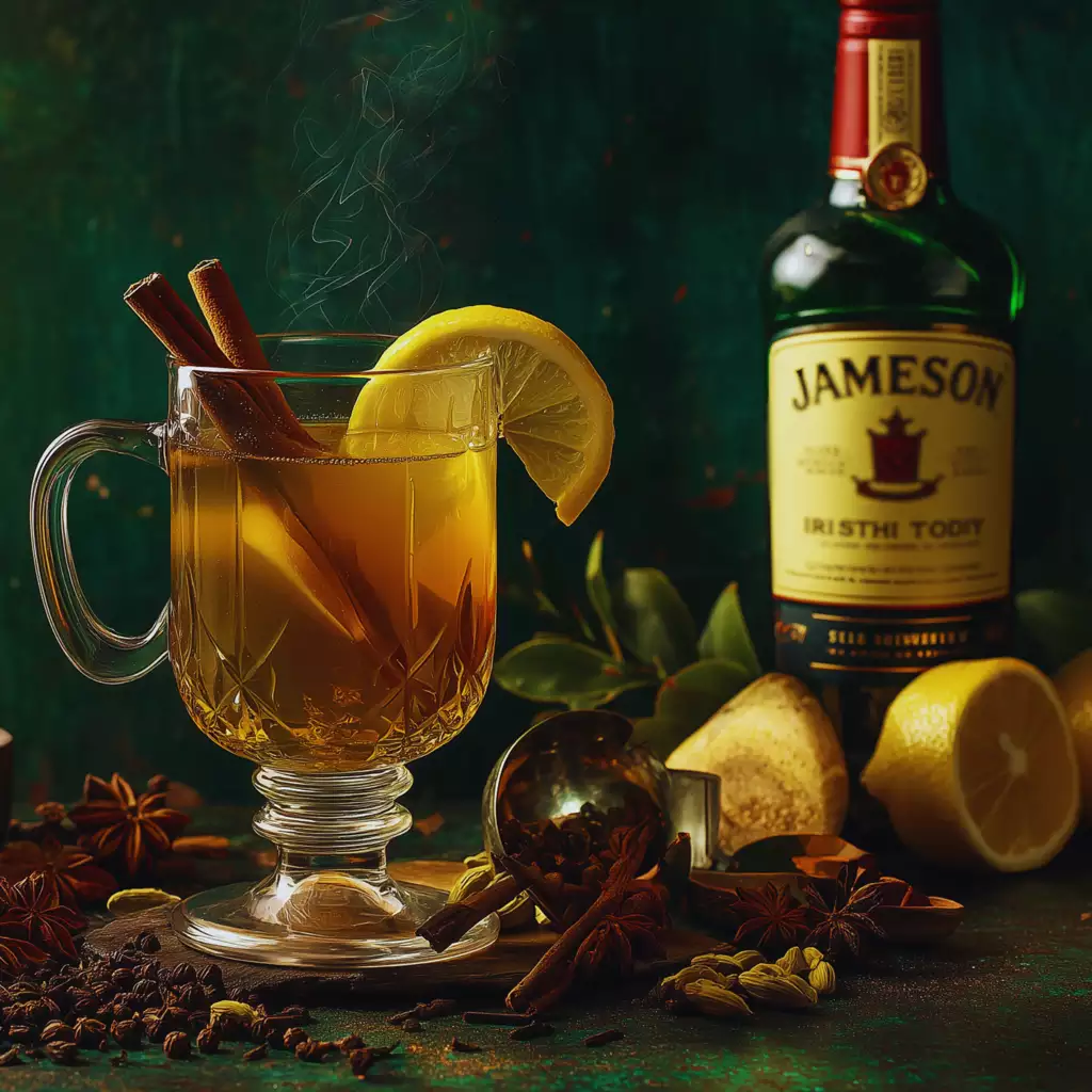Winter Whiskey Warmers: Best Texas Bottles for Cold Nights Warm whiskey cocktail served in a mug with cinnamon and lemon