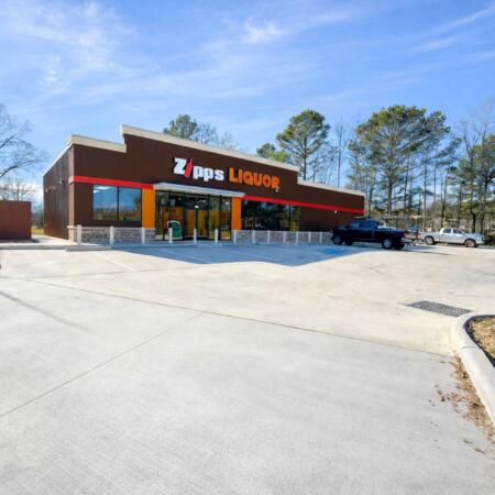 Zipps Liquor storefront in Quitman, Texas - liquor store near Lake Fork Reservoir