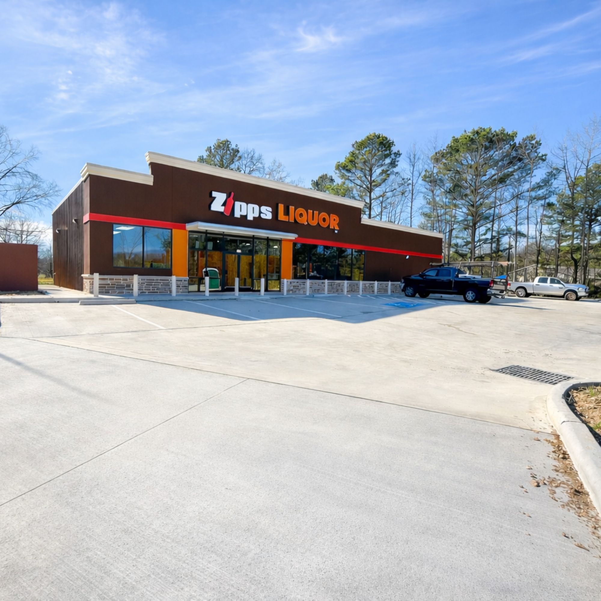 Zipps Liquor storefront in Quitman, Texas - liquor store near Lake Fork Reservoir