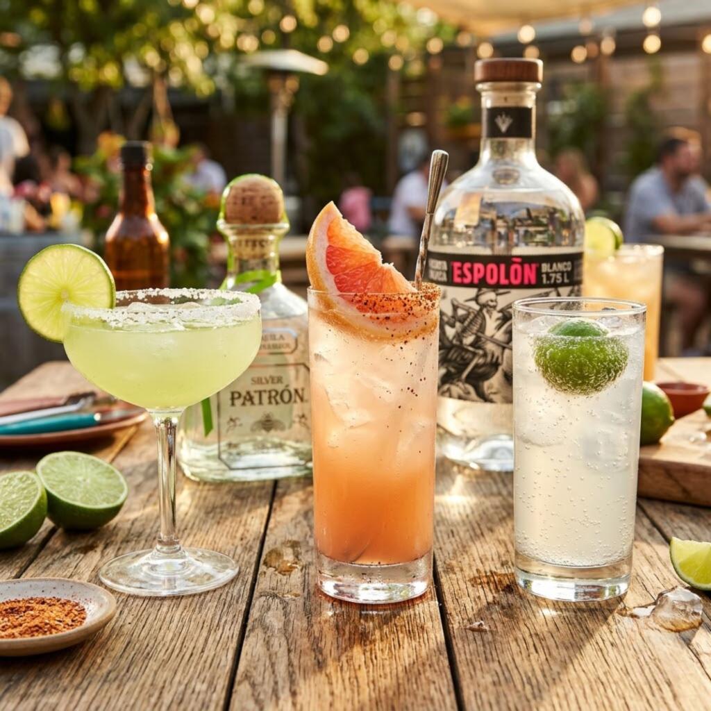 National Tequila Day 2026: Best Tequila Deals, Cocktails, and Gift Ideas in Texas National Tequila Day 2026 cocktail recipes including Classic Margarita, Paloma, and Ranch Water made with Patrón Silver and Espolón tequila from Zipps Liquor Texas