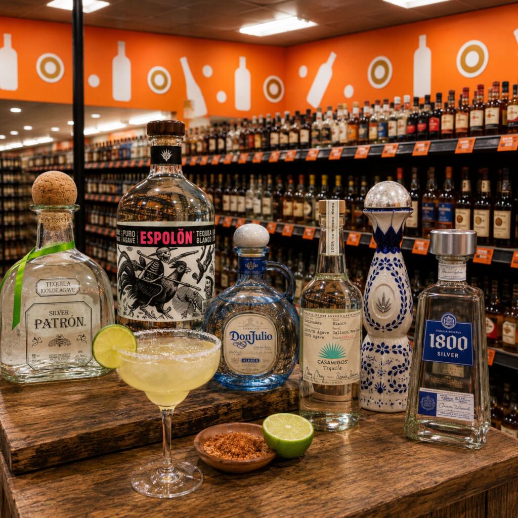 National Tequila Day 2026: Best Tequila Deals, Cocktails, and Gift Ideas in Texas Zipps Liquor Texas tequila shelf for National Tequila Day 2026 featuring Patrón Silver, Espolón, Don Julio, Casamigos, Clase Azul, and 1800 tequila