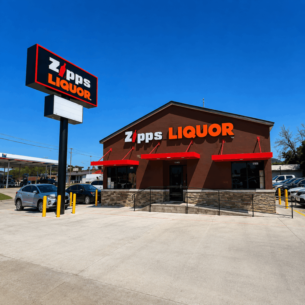 Zipps Liquor Mineral Wells store exterior 